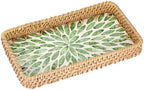 Key Basket for Entryway Table, Rattan Remote Tray for Coffee Table by Unknown