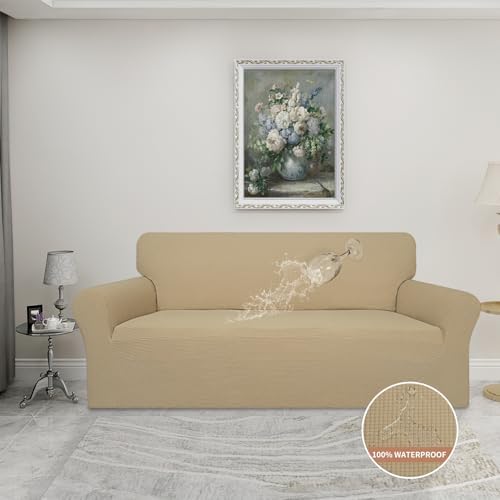 Easy-Going 100% Waterproof Couch Cover, 3 Cushion Oversized Sofa Cover - Image 2