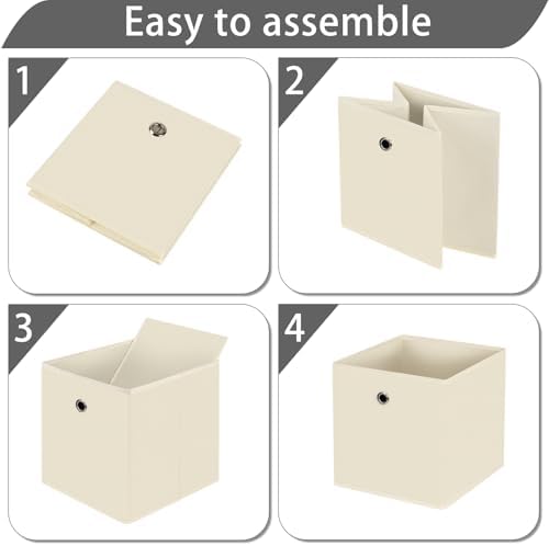 13x13x13 storage cube bins, collapsible fabric storage cubes Decorative storage - Image 6