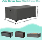 ABCCANOPY Patio Deck Box Cover Waterproof and Dustproof Winter Protection - Image 2