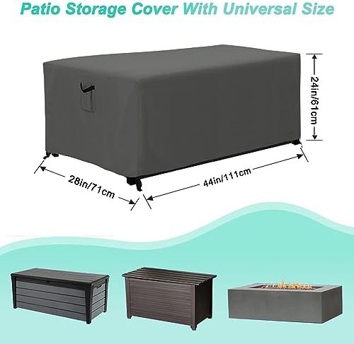 ABCCANOPY Patio Deck Box Cover Waterproof and Dustproof Winter Protection - Image 2