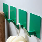 DELITON 4 Pack Colorful Hanging Hooks by DELITON
