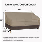 Easy-Going Heavy Duty Outdoor Bench Couch Cover, 88Wx32.5Dx33H inch - Image 6