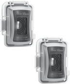 Bates Choice Weatherproof Electrical Outlet Cover, 2 Pack, Outdoor Outlet Cover by BatesChoice