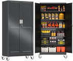 GAIOUS 79” Tall Metal Garage Storage Cabinet by GAIOUS