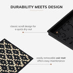 Anji Mountain Heavy Duty Waterproof Rubber Shoe Storage Mat Organizer/Boot - Image 4