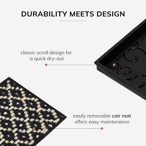 Anji Mountain Heavy Duty Waterproof Rubber Shoe Storage Mat Organizer/Boot - Image 4