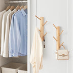 TIOPGHAD 2-Pack Small Vertical Wall Mount Coat Rack - Image 5
