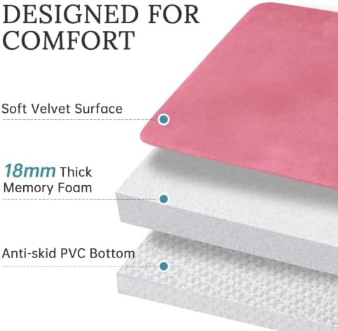 HUXMEYSON 3-Piece Memory Foam Bathroom Rug Set - Image 4