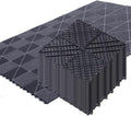 Japard Garage Floor Tiles, 20 Pack Interlocking Flooring Drainage 15.7 x 15.7 by Japard