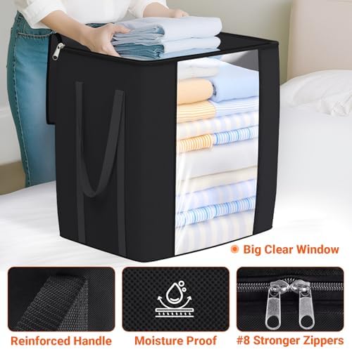 TasticTotes 120L Extra Large Blanket Clothes Storage Bags, 1 Pack - Image 4