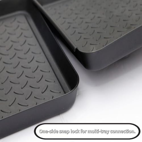 DZS 3 Packs Plastic Shoe Tray and Boot Mat, Durable Waterproof Entryway Tray - Image 3