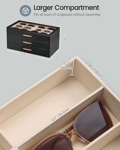Lolalet Enlarged Sunglasses Organizer - Image 5