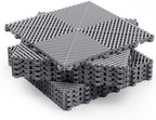 Jocoevol 9-Pcs Interlocking Tile, 15.7 x 15.7in Garage Floor Tiles by JOCOEVOL