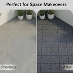 44 Pack Interlocking Deck Tiles, Easy Snap All-Weather Outdoor Deck Tiles - Image 6