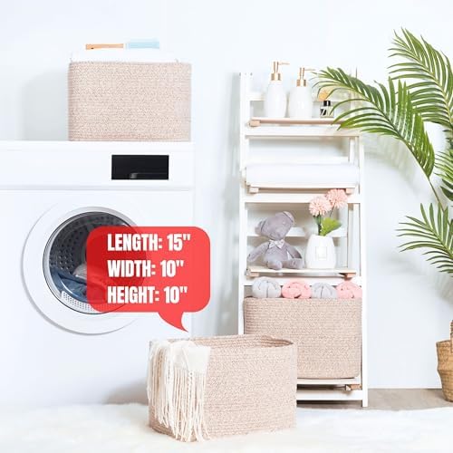 MINTWOOD Design 3-Pack Decorative Woven Storage Baskets - Image 6
