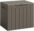 Flamaker Deck Box 30 Gallon, Waterproof Resin Small Storage Box by Flamaker