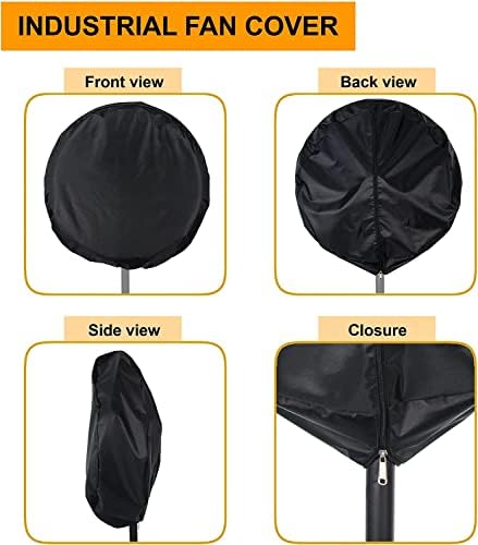 Fan Cover - Outdoor Waterproof Fan Covers - Outside Large Stand up Pedestal and - Image 5