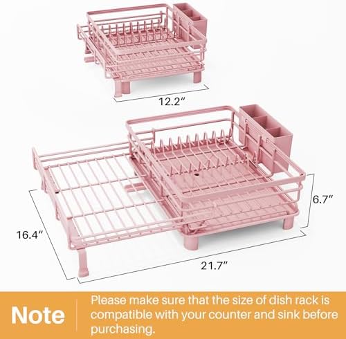 SNTD Expandable Dish Drying Rack - Image 2