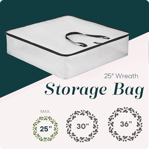 Handy Laundry 5-Pack Wreath Storage Bag, Large Moving Bags - Image 3