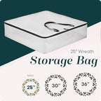 Handy Laundry 5-Pack Wreath Storage Bag, Large Moving Bags - Image 3