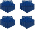 48 Pack 12"x12" 1/2" Thick Non Slip Interlocking Self Drainage Tiles by MyteeProducts