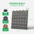 Idzo Interlocking Deck Tiles 9.6 SQFT - Image 2