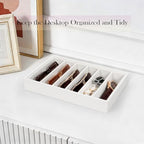 Velvet Sunglass Organizer Tray, Stackable Glasses Case - Image 6