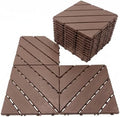 44 PCS 12"x12" Interlocking Deck Tiles by Unknown