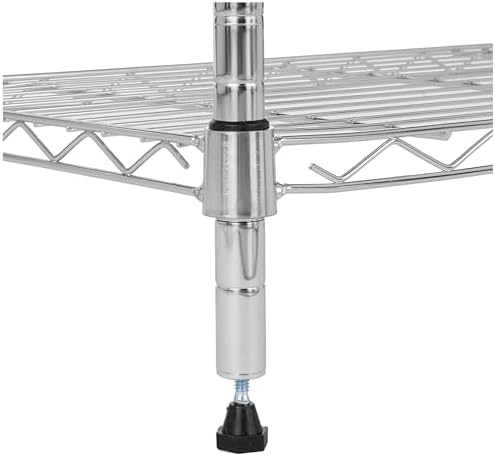 Amazon Basics 5-Shelf Tower Adjustable Storage Shelving Unit, 150 lbs Per Shelf - Image 4