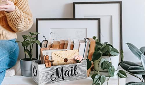 Wooden Mail Organizer Countertop - Image 2