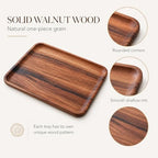 Walnut Valet Tray, Wooden Catchall Tray - Image 5