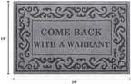 Doormat Outdoor Entrance Front Door Mat Grey Come Back - Image 3