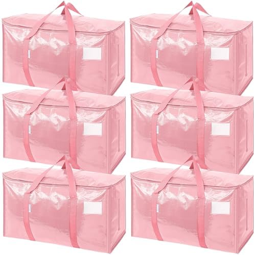 TICONN 6 Pack Extra Large Moving Bags Heavy Duty by TICONN