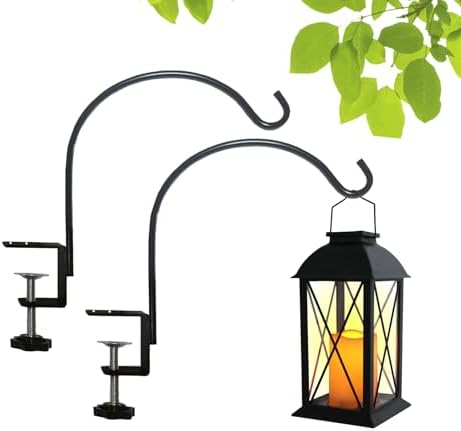 Short Deck Hook 2 Pack Bird Feeder Pole by Silintion