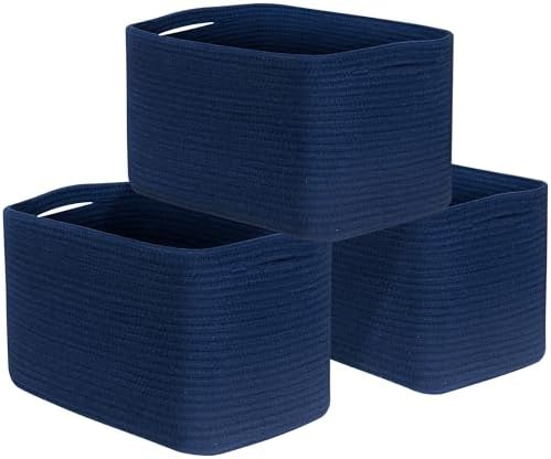 MINTWOOD Design 3-Pack Decorative Woven Storage Baskets by MINTWOODDesign