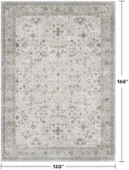Large Light Gray & Sage 10x14 Living Room Rug - Image 2