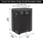 Prep Table Cover for Keter Unity Outdoor Kitchen Portable Bar Cart, Waterproof - Image 3