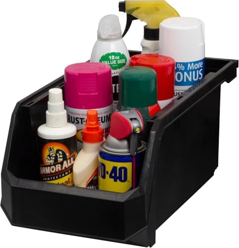 Akro-Mils ReadySpace Large Stackable Plastic Storage Bins - Image 6