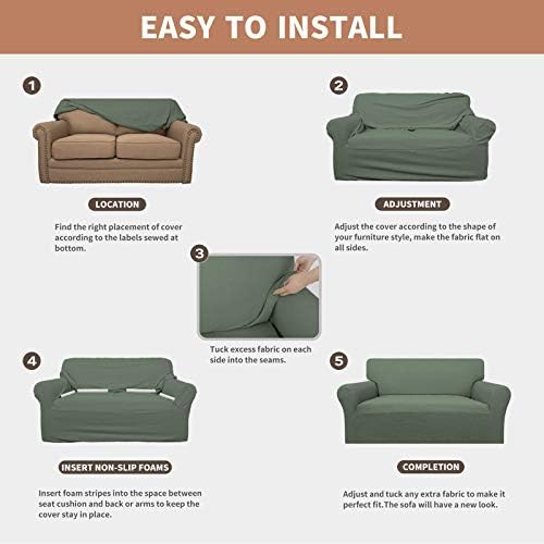 Easy-Going 100% Waterproof Couch Cover, 3 Cushion Oversized Sofa Cover - Image 5
