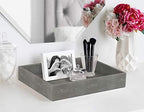 HofferRuffer Decorative Desktop Organizer Tray, Bathroom Vanity Tray, Storage - Image 3