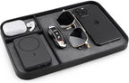 SENEN Leather Tray, Stylish and Organized Multifunctional Tray, by Unknown