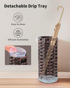 Rattan Umbrella Stand, Umbrella Holder - Image 4