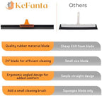 Squeegee Broom for Floor, Heavy Duty Household Squeegee for Concrete, Deck - Image 2