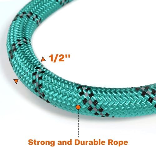 Taglory Rope Dog Leash for Medium Large Dogs, 4 FT Padded Handle - Image 3