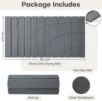 Extra Large Stone Dish Drying Mat - Image 2