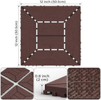 Plastic Interlocking Deck Tiles, 44 Pack, Non-Slip Patio Floor Decking Tiles - Image 2
