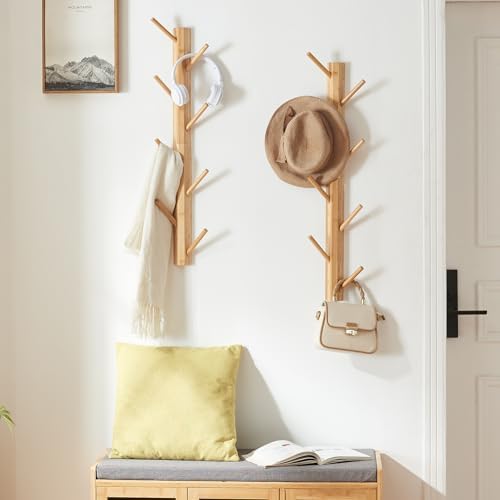 TIOPGHAD 2-Pack Vertical Wall Mount Coat Rack - Image 5