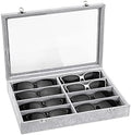 Emibele Glasses Organizer Jewelry Tray, 8 Grids by Emibele