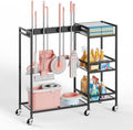 Broom and Mop Holder, MUNNAR Broom Closet Storage Cabinet by MUNNAR